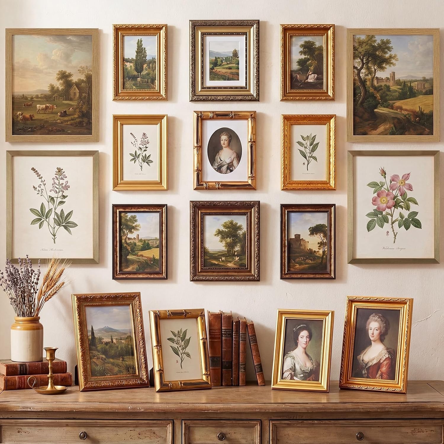 20 Pack Vintage Picture Frames for Gallery Wall, Classic 20 Pack Vintage Picture Frames for Gallery Wall, Classic
