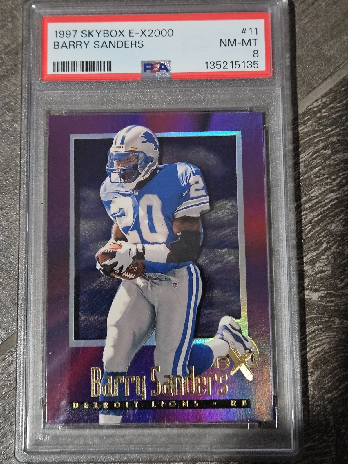 1997 Skybox E-x2000 - Barry Sanders #11 📈📈📈🔥🔥🔥 HOF 🐐 1997 Skybox E-x2000 - Barry Sanders #11 📈📈📈🔥🔥🔥 HOF 🐐