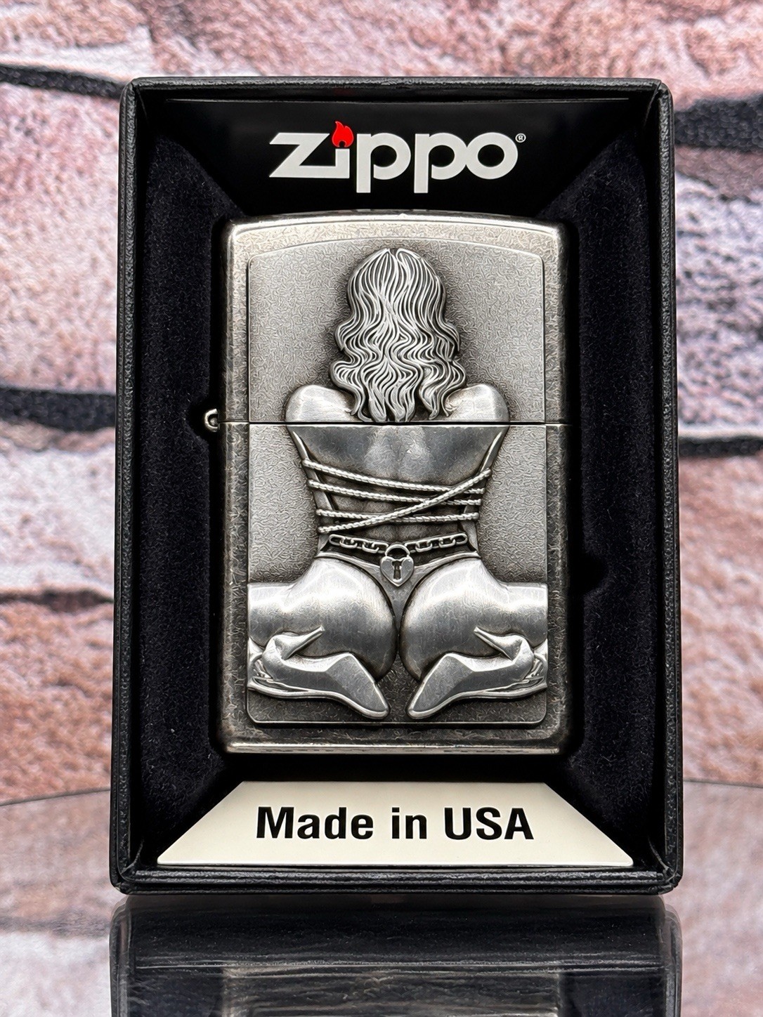 Zippo Bondage Girl From The 2015 “Girls Style”Collection New In Box