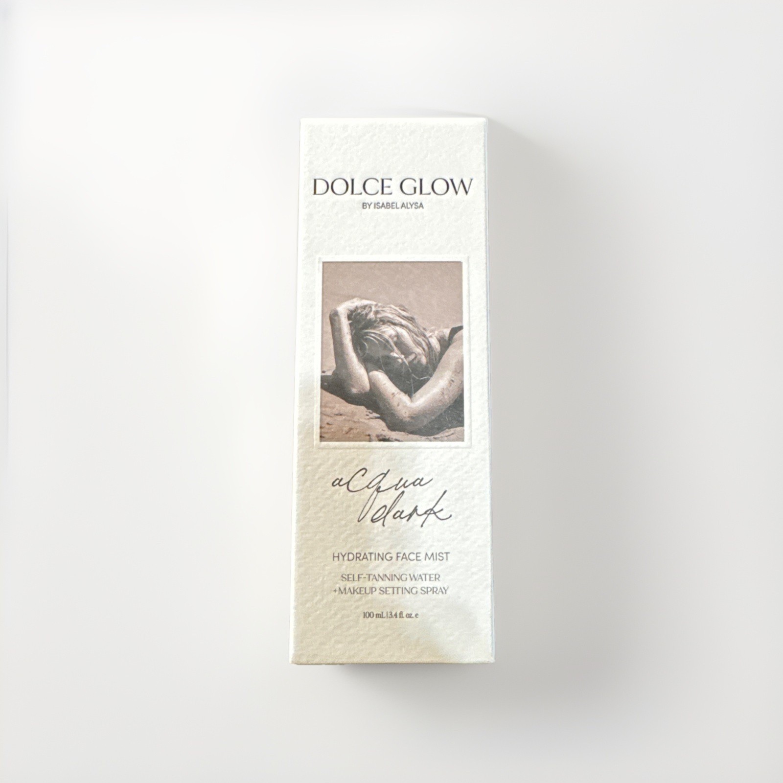 Authentic $36 Dolce Glow Acqua Hydrating Self Tanning Face Mist Full Size New