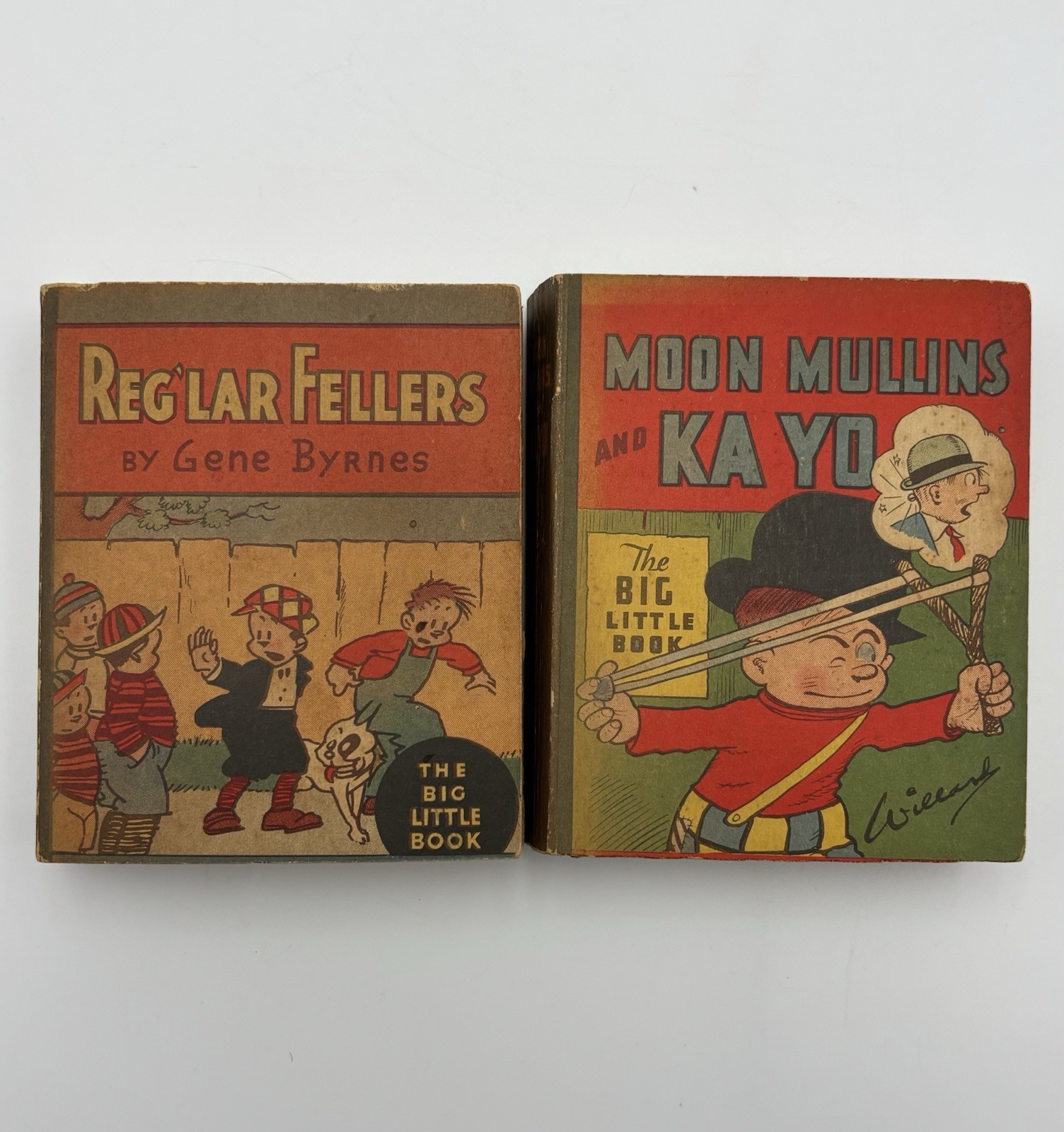 Vintage 1933 BIG LITTLE BOOK: Moon Mullins and Ja Yo & Reg\'lar Fellers, Set of 2