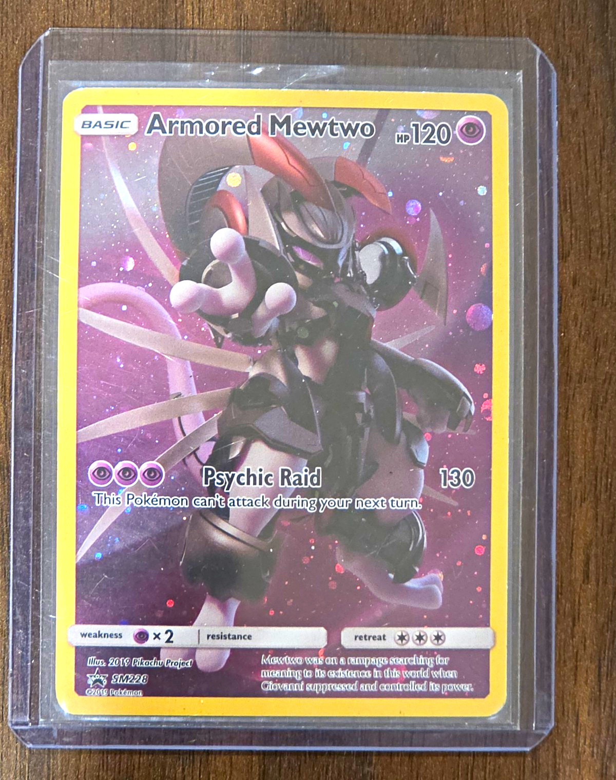 [HP/MP] Armored Mewtwo SM228 Sm Holo