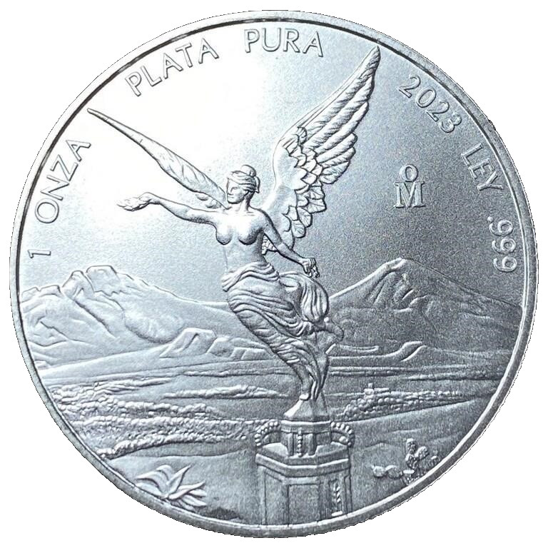 2023 Mexico 1 oz Silver Libertad .999 Fine Silver 1 Onza BU Mo Mexico City Mint 2023 Mexico 1 oz Silver Libertad .999 Fine Silver 1 Onza BU Mo Mexico City Mint