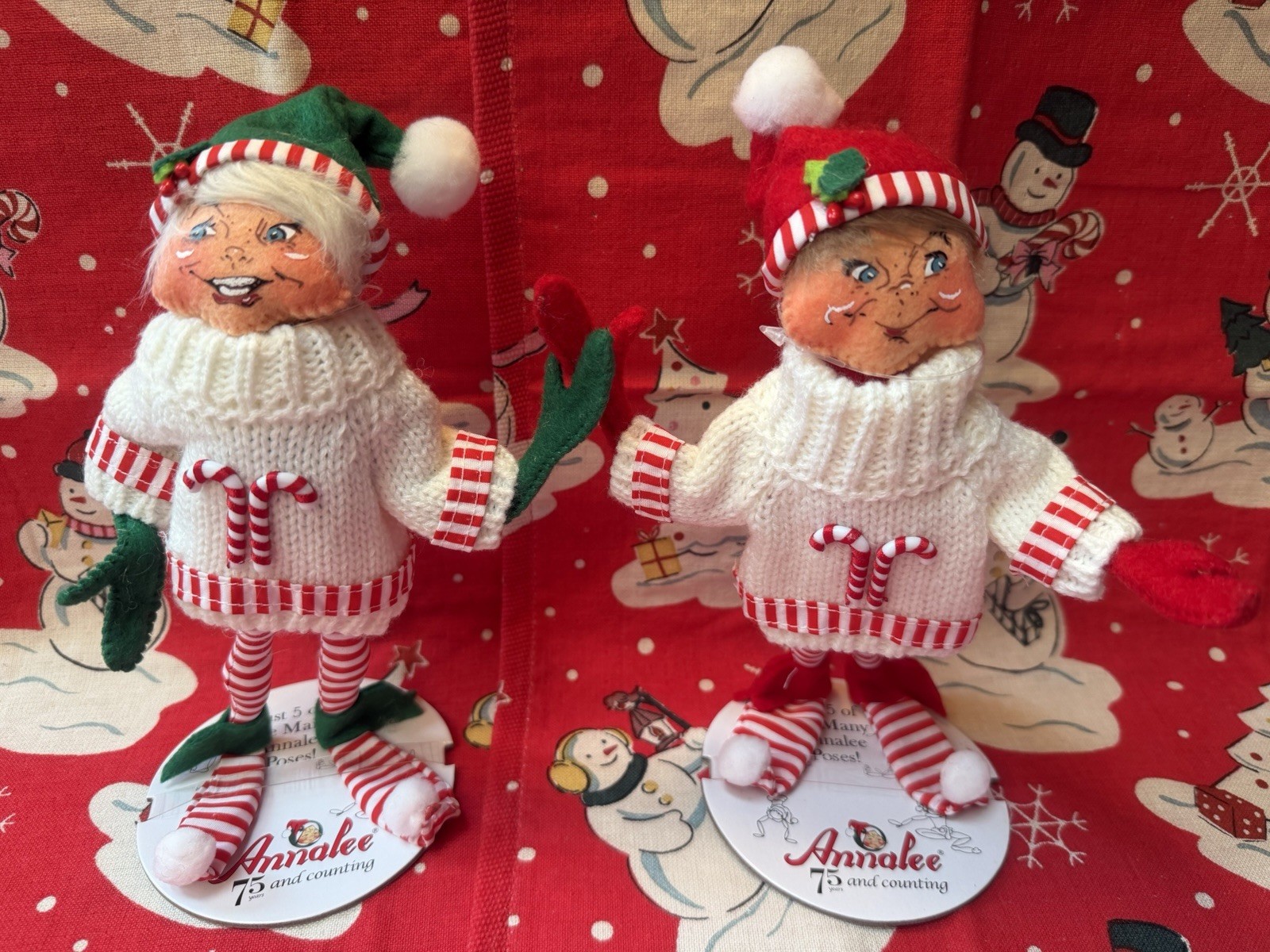 NWT❤️Annalee 9” Jolly Sweater Elf Set🎄