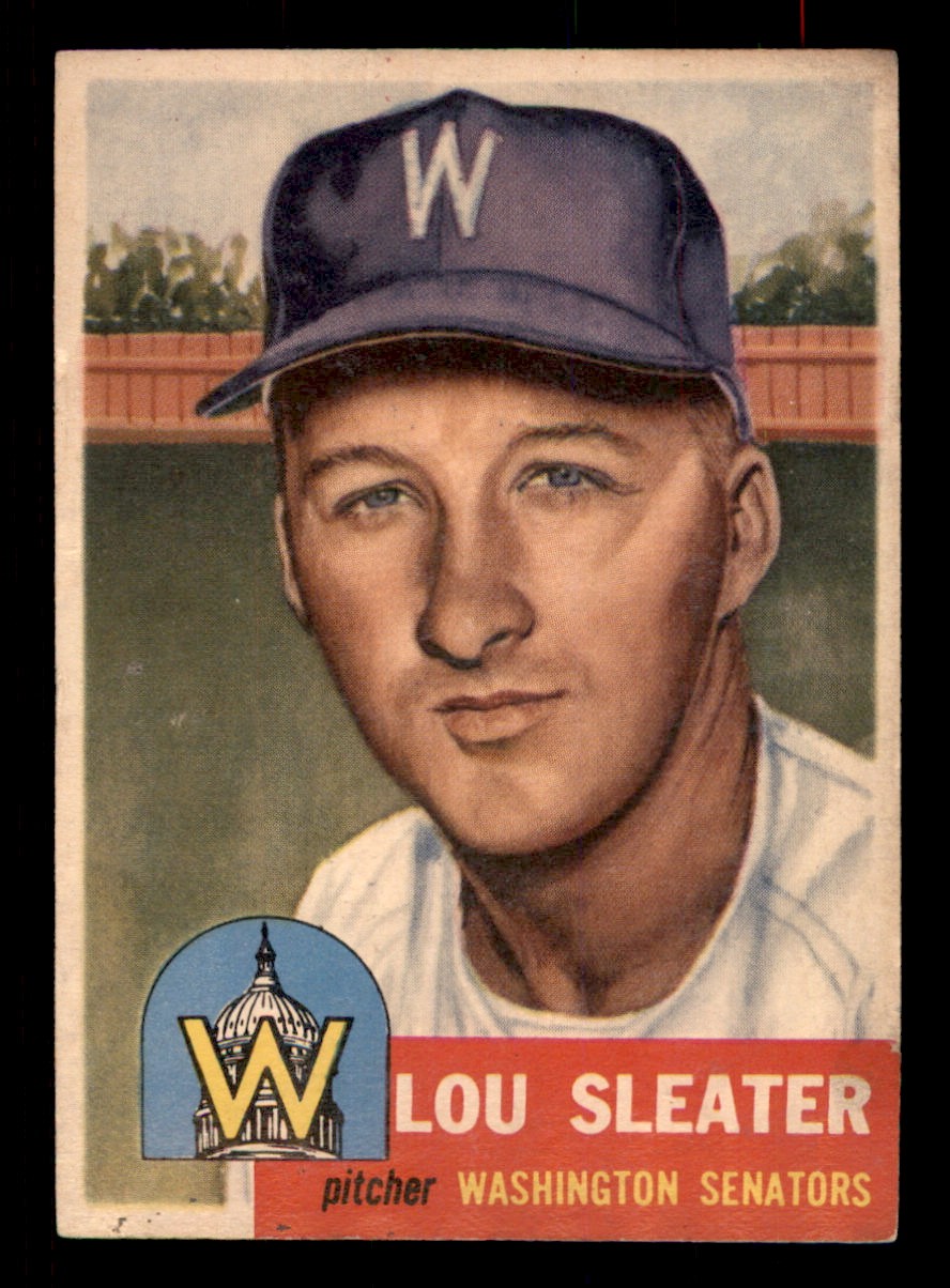 1953 Topps - Lou Sleater #224 PR (ST) *v1
