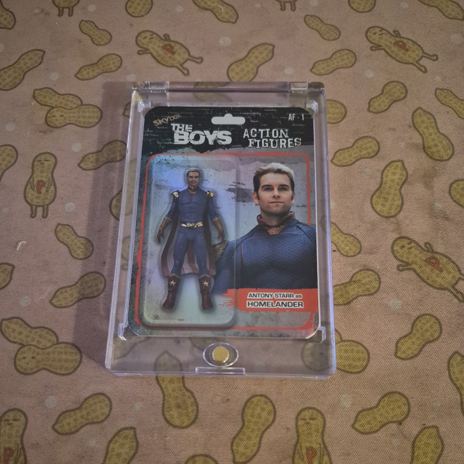 2025 Skybox The boys Homelander Antony Starr Action Figures AF-1 Trading Card 2025 Skybox The boys Homelander Antony Starr Action Figures AF-1 Trading Card