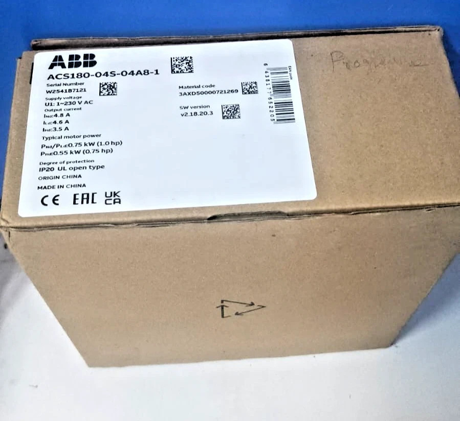 1PC- ABB ACS180-04S-04A8-1 LV AC machinery drive module 3AXD50000721269- NEW