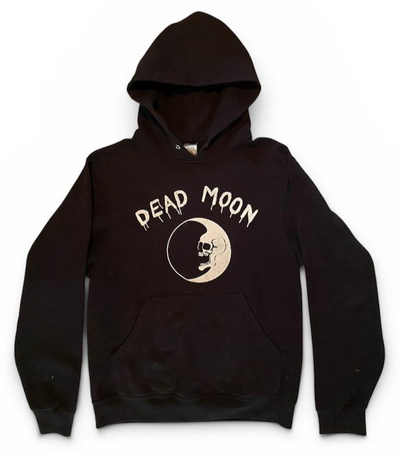 Vintage 90’s Dead Moon Hoodie Men\'s S Pullover Portland Oregon Jerzees Tag
