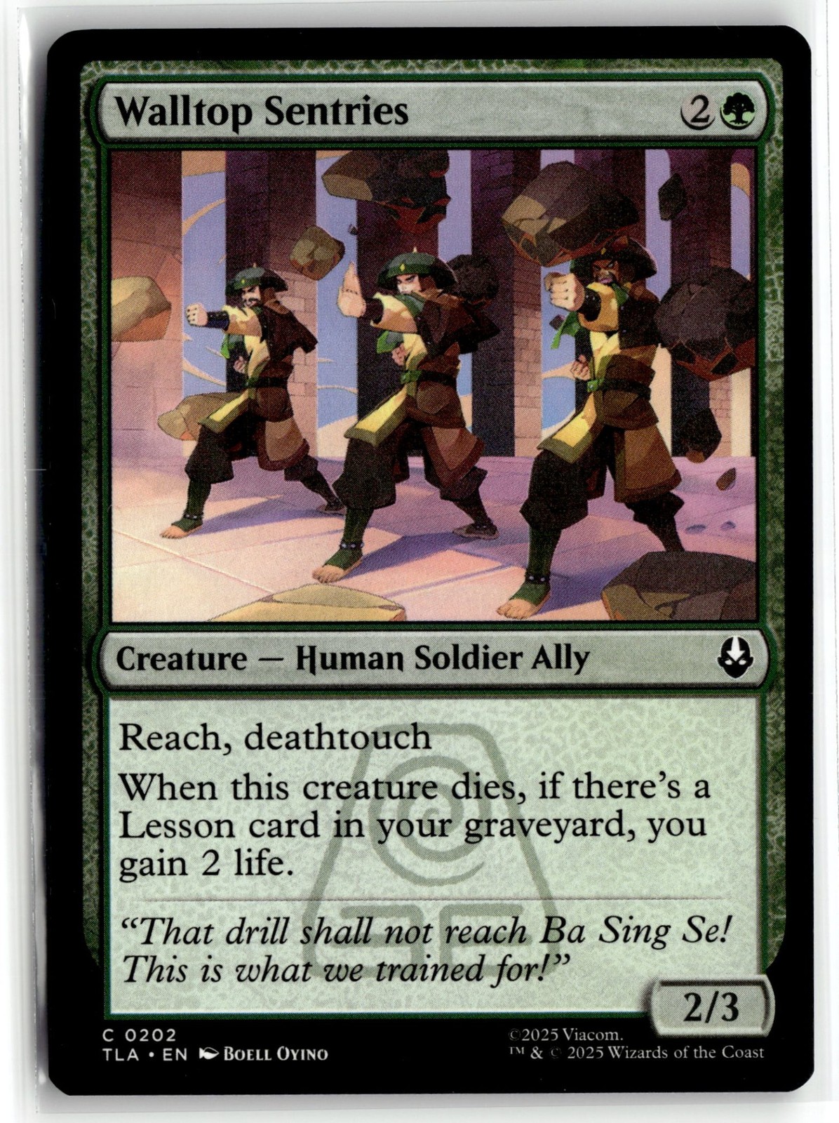 Walltop Sentries TLA C NM Walltop Sentries TLA C NM