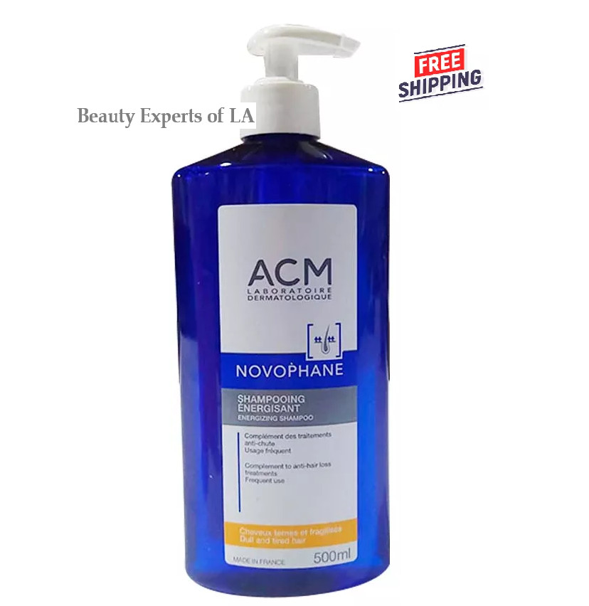 ACM Novophane Energizing Shampoo Anti Hair Loss Treatment 500ml Exp 08/2029