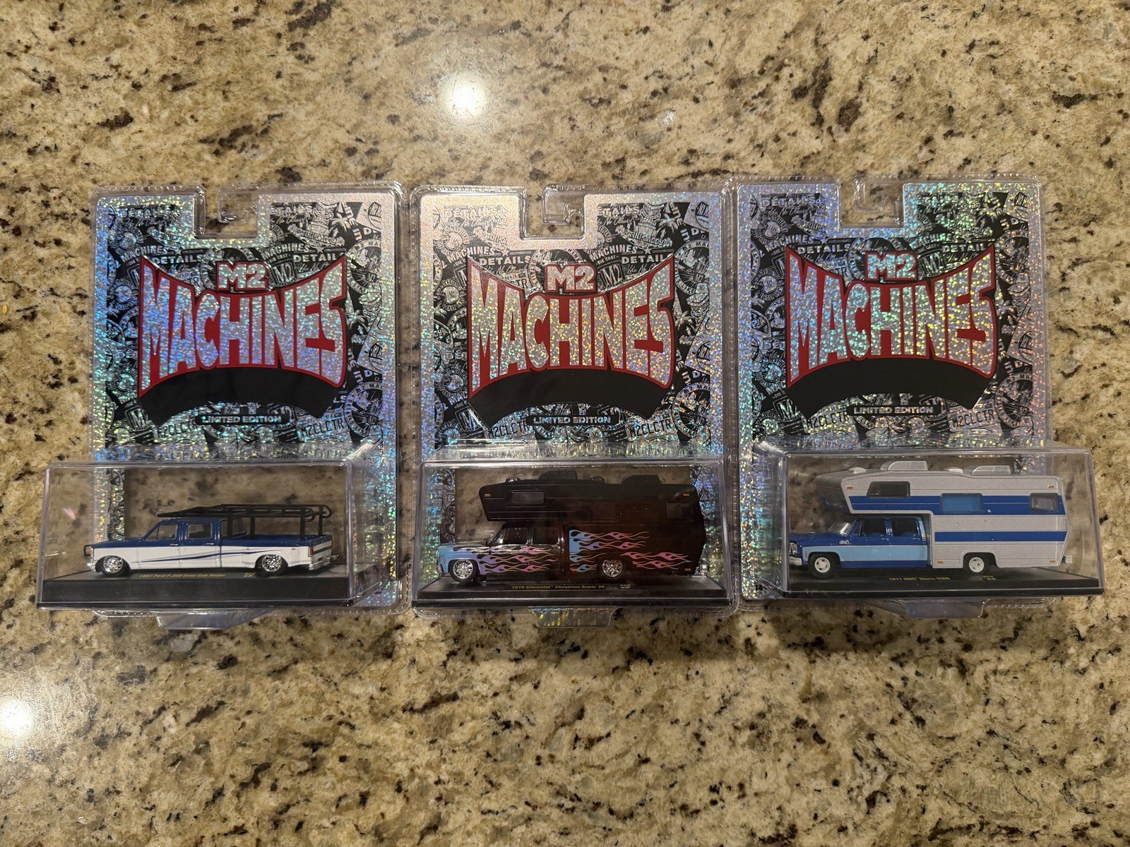 M2 Machines 1976 Chevrolet Cheyenne Camper Limited Edition - Full Set - Wave 2🔥