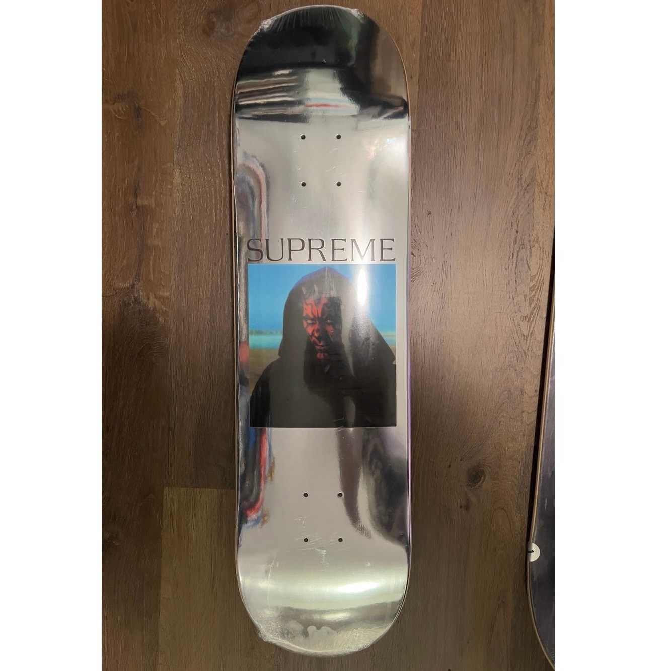 Supreme Sith Star Wars Skateboard Silver FW26 8.375 Sealed Supreme Sith Star Wars Skateboard Silver FW26 8.375 Sealed