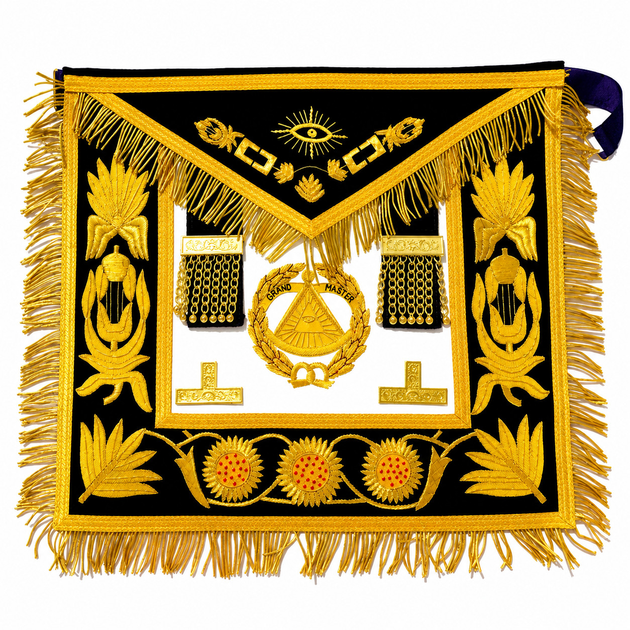 MASONIC GRAND MASTER REGALIA APRON PURPLE MASONIC GRAND MASTER REGALIA APRON PURPLE