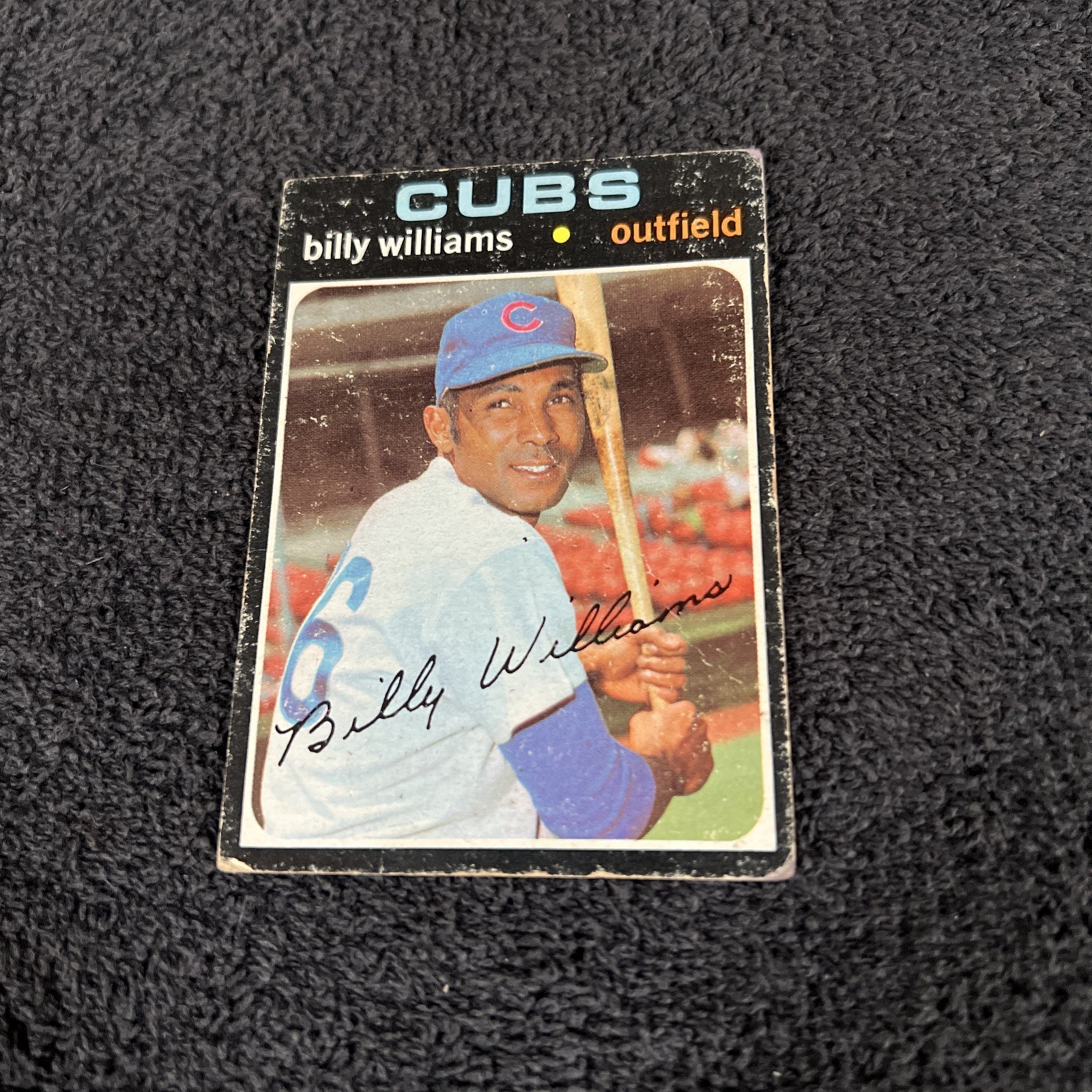 VINTAGE 1971 Topps - Billy Williams #350 CHICAGO CUBS LOW GRADE CREASE SEE PICS VINTAGE 1971 Topps - Billy Williams #350 CHICAGO CUBS LOW GRADE CREASE SEE PICS