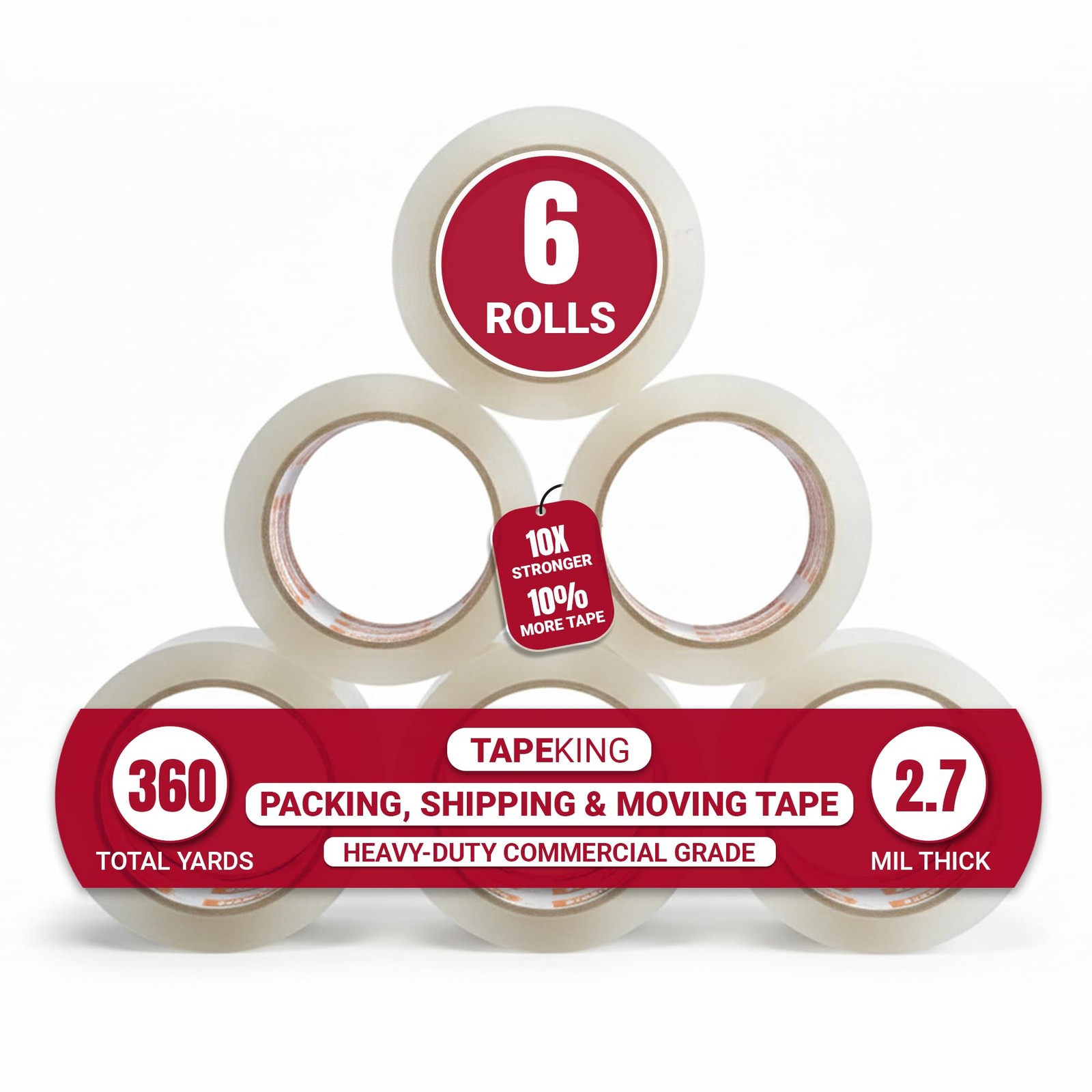 Tape King Clear Packing - 60 Yards 2 Tape King Clear Packing - 60 Yards 2