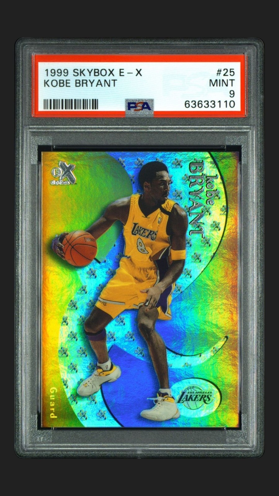 Skybox 1999-00 E-X Kobe Bryant #25 Graded Los Angeles Lakers Skybox 1999-00 E-X Kobe Bryant #25 Graded Los Angeles Lakers