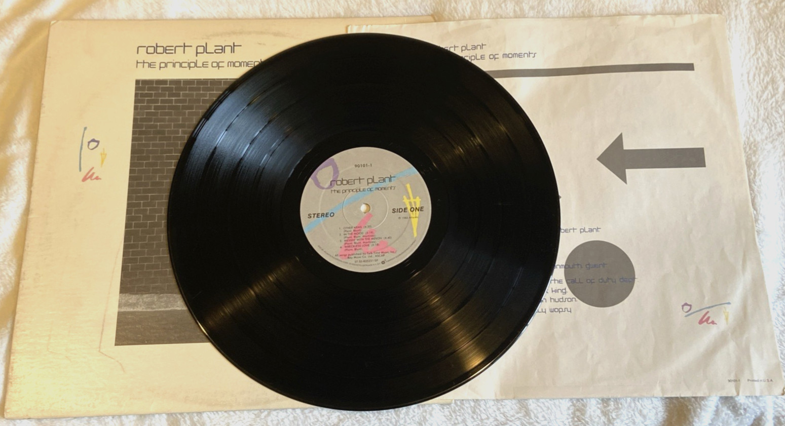 LP-ROBERT PLANT-THE PRINCIPLE OF MOMENTS-1983 ATLANTIC EX.VINYL \ LP-ROBERT PLANT-THE PRINCIPLE OF MOMENTS-1983 ATLANTIC EX.VINYL \