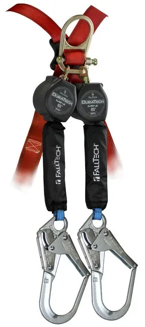 FallTech 72706TB5 DuraTech 6' Mini Self-Retracting Lifeline Dual Twin SRL SRD FallTech 72706TB5 DuraTech 6' Mini Self-Retracting Lifeline Dual Twin SRL SRD