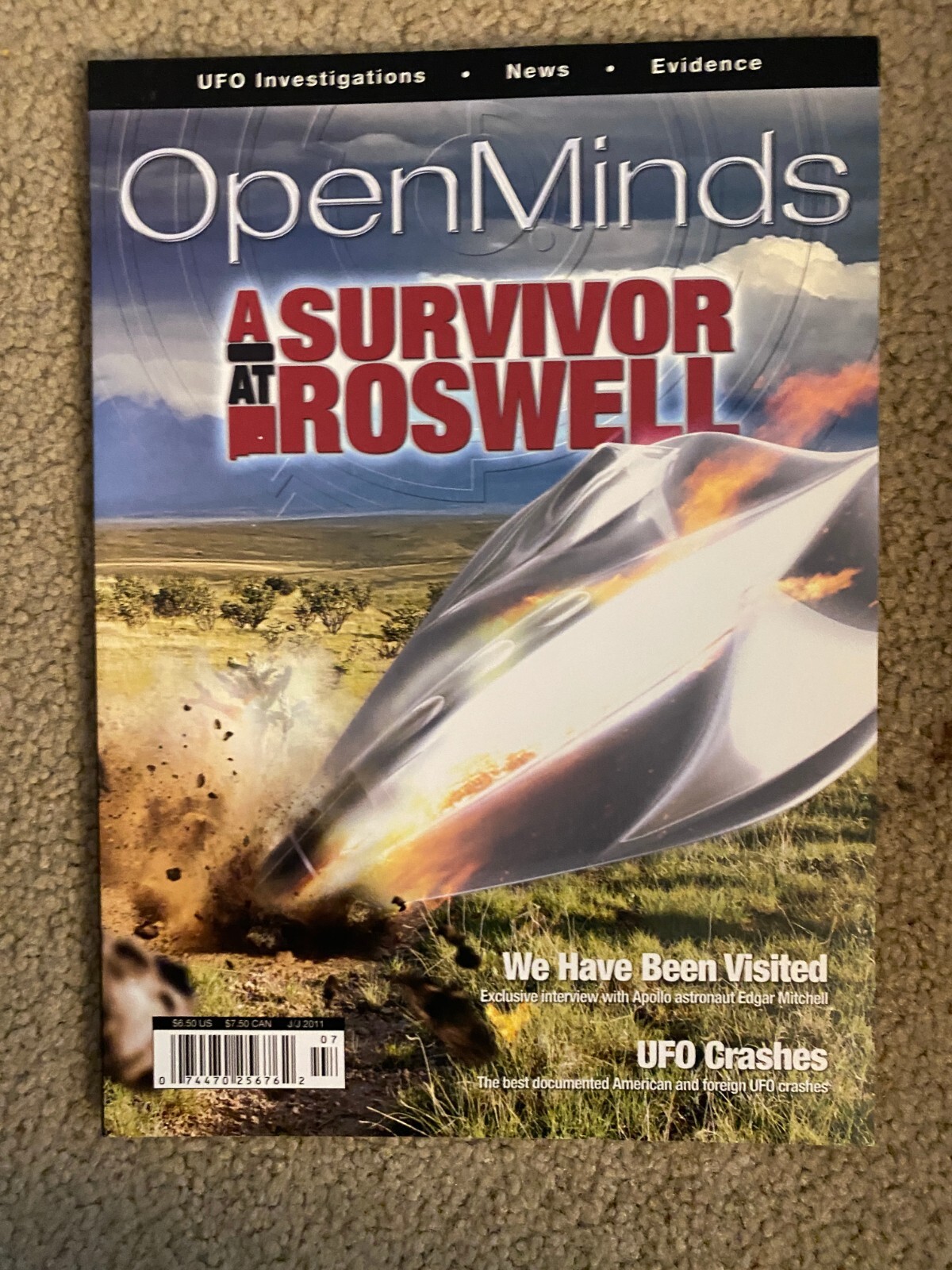 Magazine Lot OPEN MINDS UFO News & Investigations, Aliens, Paranormal