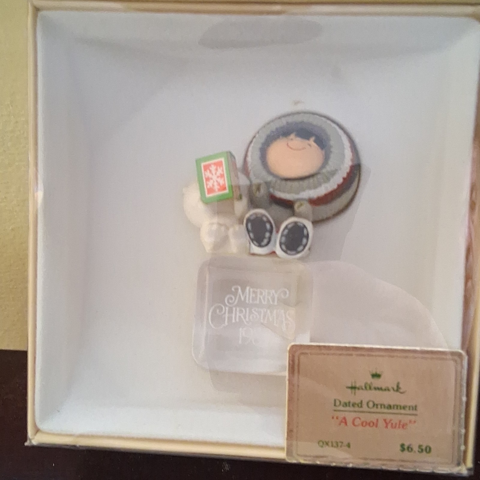 Hallmark Ornament 1980 FROSTY FRIENDS COOL YULE - QX137-4 Hallmark Ornament 1980 FROSTY FRIENDS COOL YULE - QX137-4