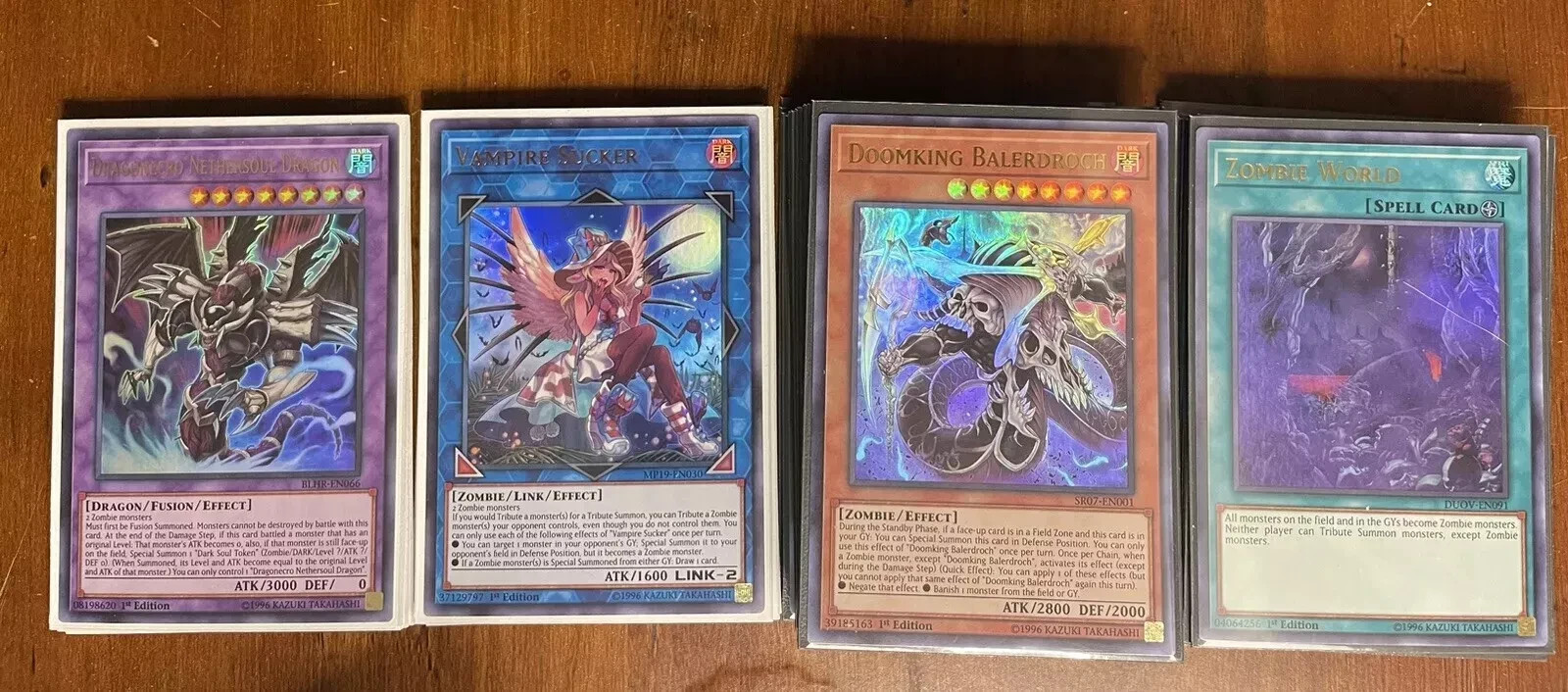 Yugioh Complete Competitive Zombie World Deck Vampire Super Pol **HOT** + Bonus