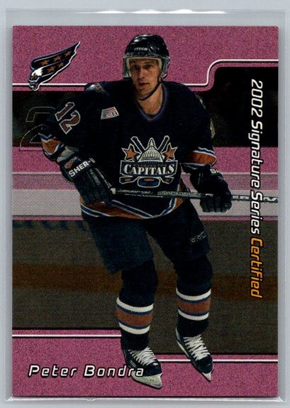 2001-02 BAP Signature Series #C-31 Peter Bondra Certified /100 Capitals