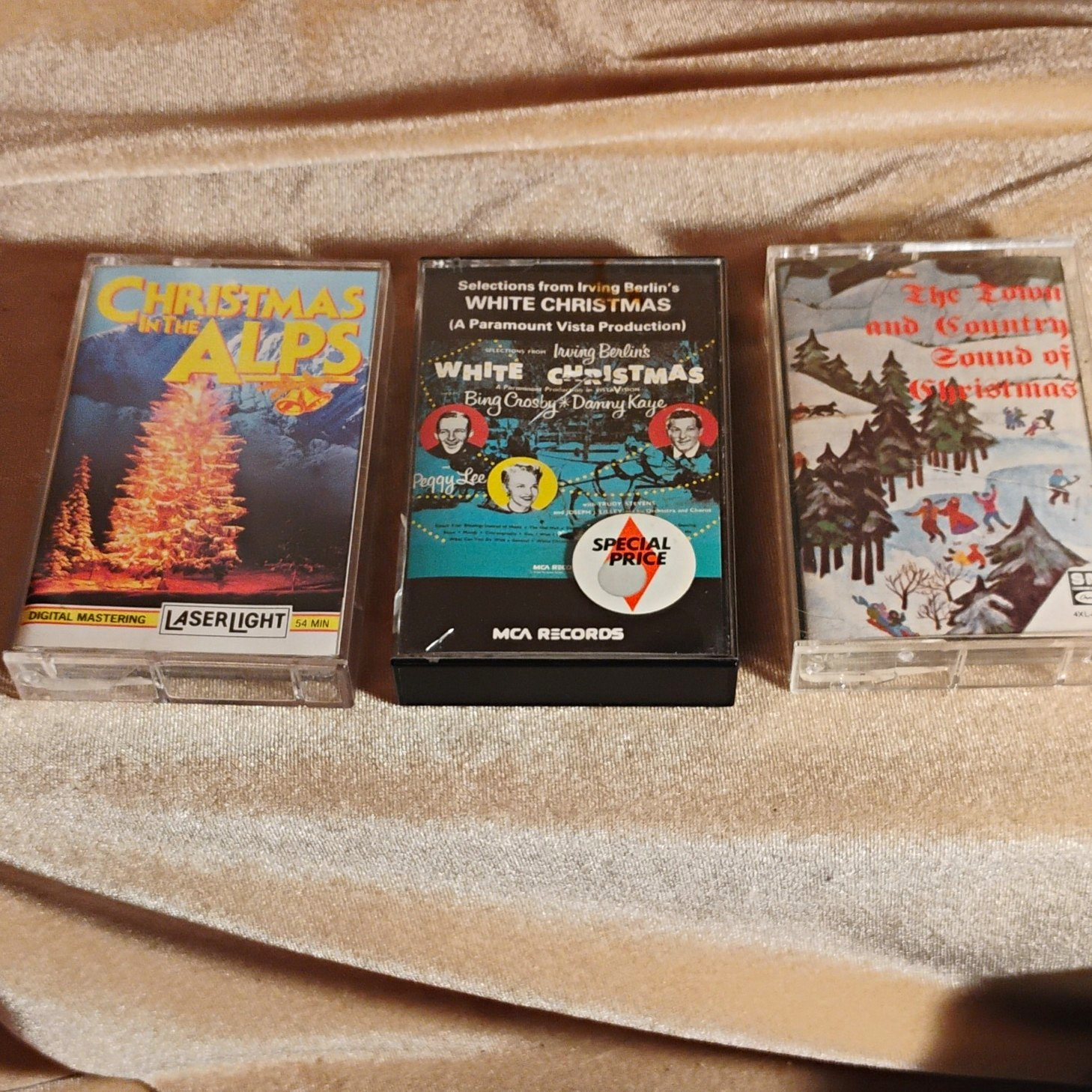 Irving Berlin\'s White Christmas Cassette Lot 3 Christmas in the Alps + more Irving Berlin\'s White Christmas Cassette Lot 3 Christmas in the Alps + more