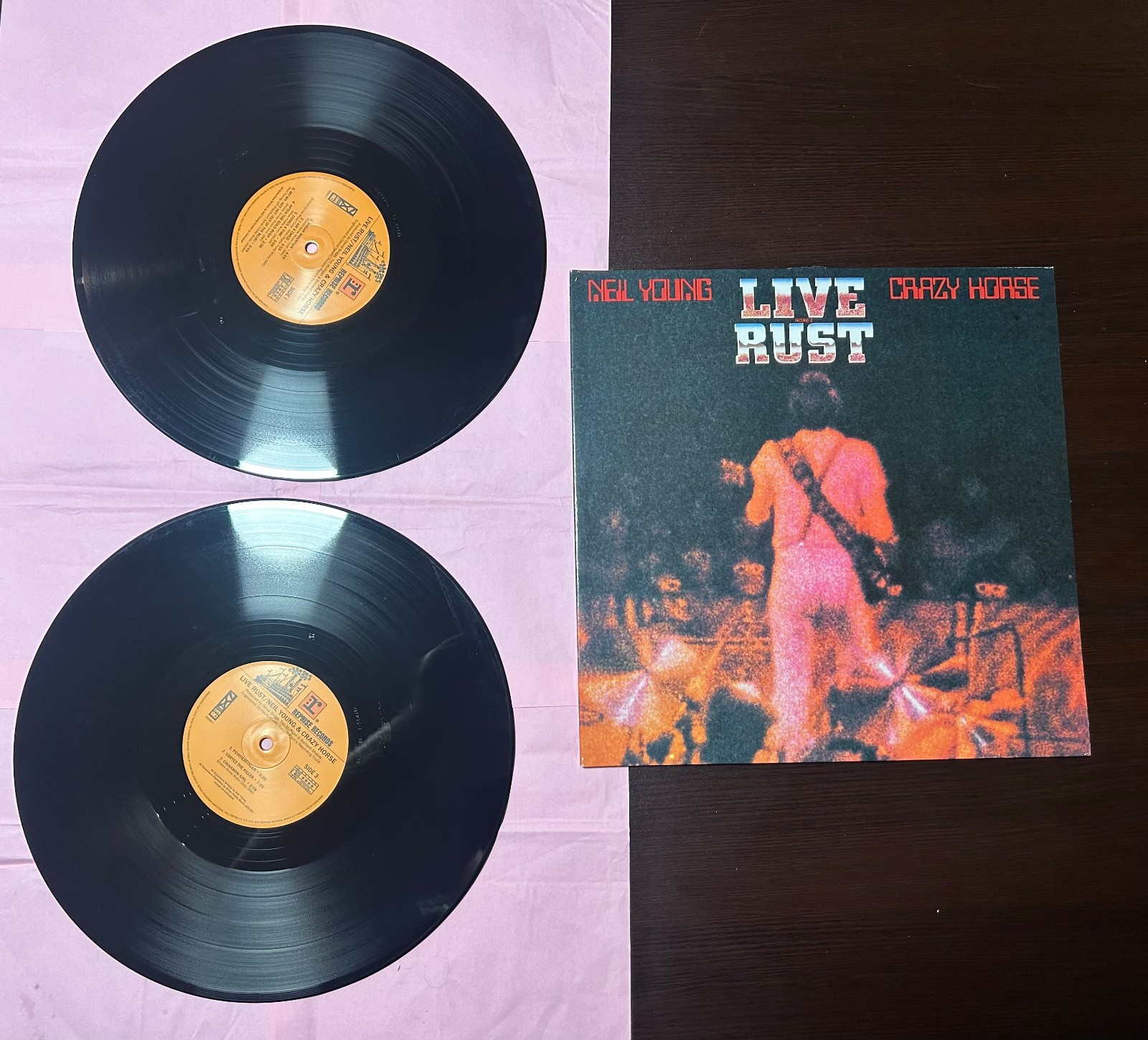 Neil Young & Crazy Horse - LIVE RUST 1979 VG+/VG+ REPRESS