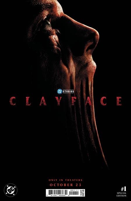 CLAYFACE #1 SPECIAL EDITION MOVIE VARIANT NM DC COMICS PRESALE 10/14/2026