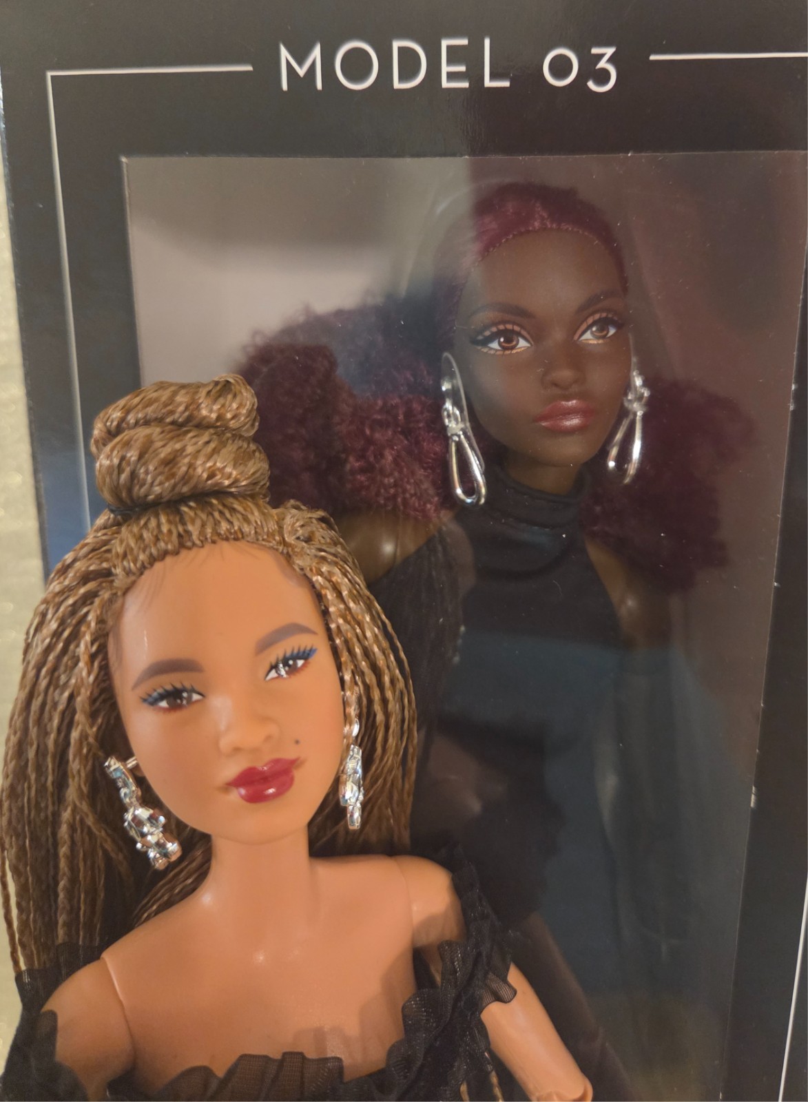 2025 Barbie Basics #3 AA Red Curly Hair And BMR1959 Barbie AA Micro Braids 2025 Barbie Basics #3 AA Red Curly Hair And BMR1959 Barbie AA Micro Braids