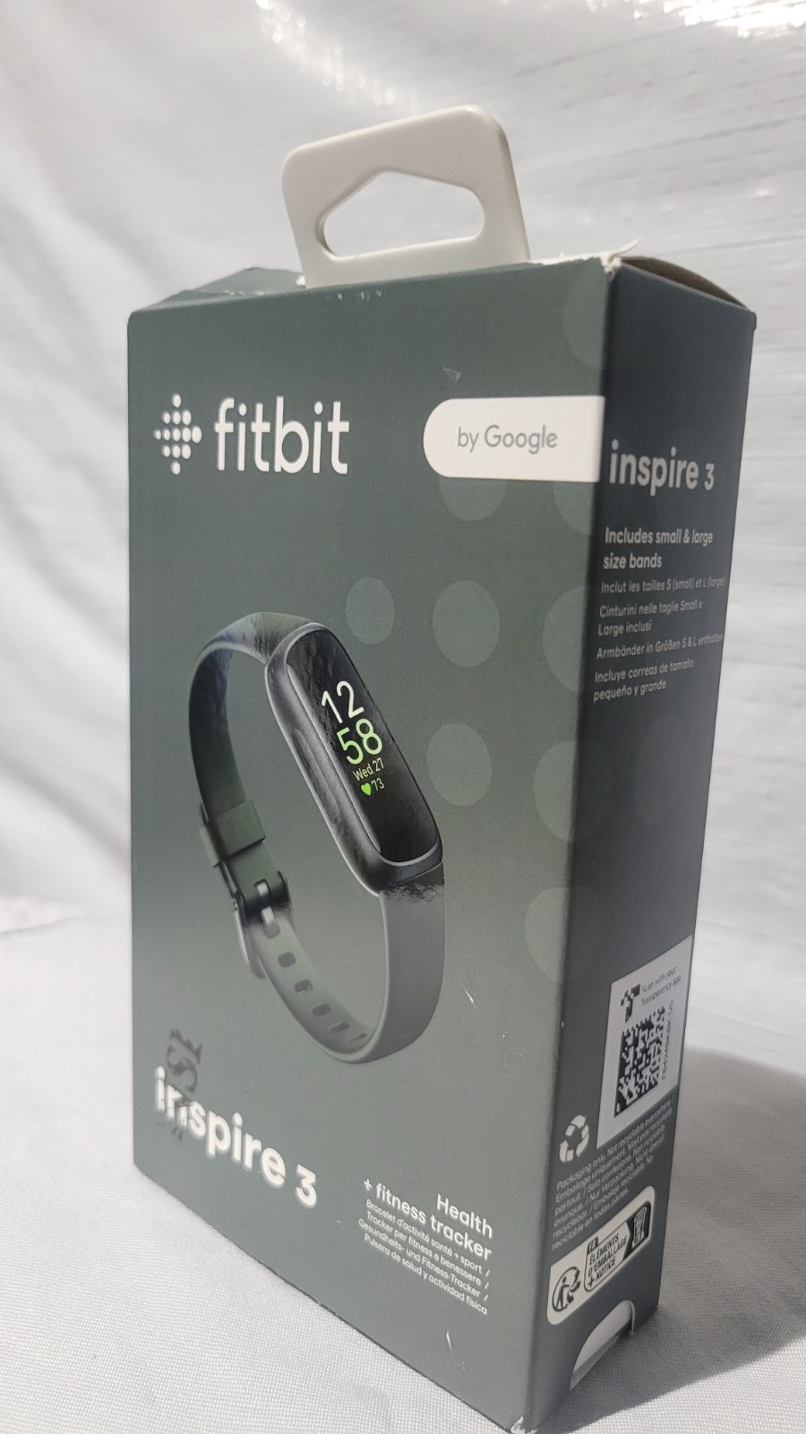 Fitbit Inspire 3 Activity Tracker - FB424BKBK-US black - case only