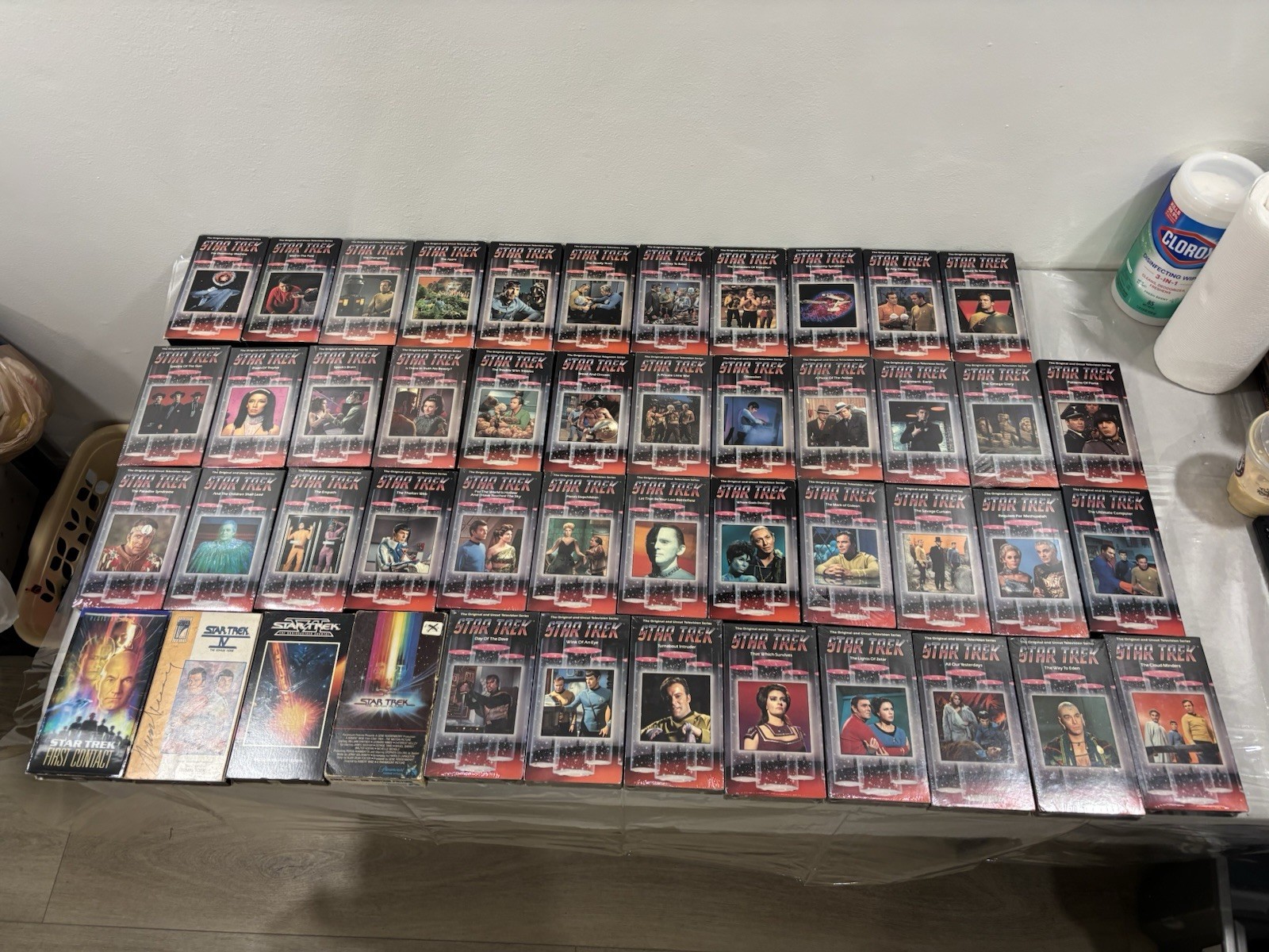 Vintage 80’s-90s Star Trek VHS Collection 50+ Tapes 26 SEALED Paramount Original Vintage 80’s-90s Star Trek VHS Collection 50+ Tapes 26 SEALED Paramount Original