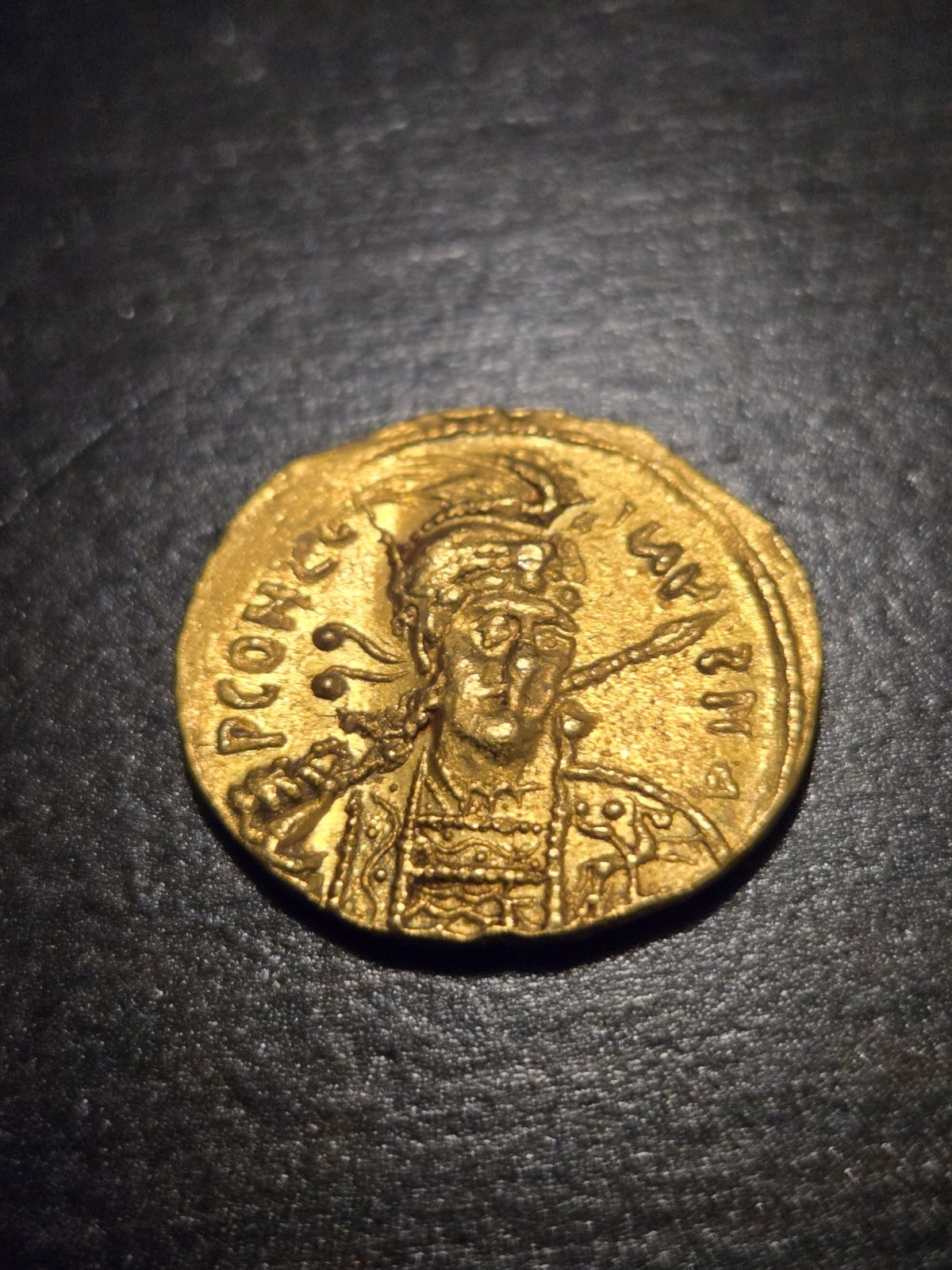 Byzantine GOLD Solidus Constantine IV 668-685 AD 4.29g -VeryRare Ancient Gold