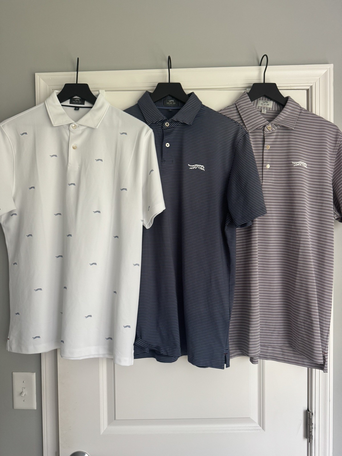 Sun Day Red Men’s Medium Polos, Preowned, Lot Sun Day Red Men’s Medium Polos, Preowned, Lot