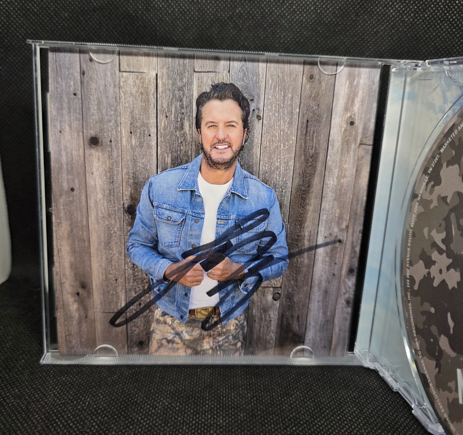 Signed Luke Bryan - Signs CD - Hunt Edition With Signed Art Card Signed Luke Bryan - Signs CD - Hunt Edition With Signed Art Card