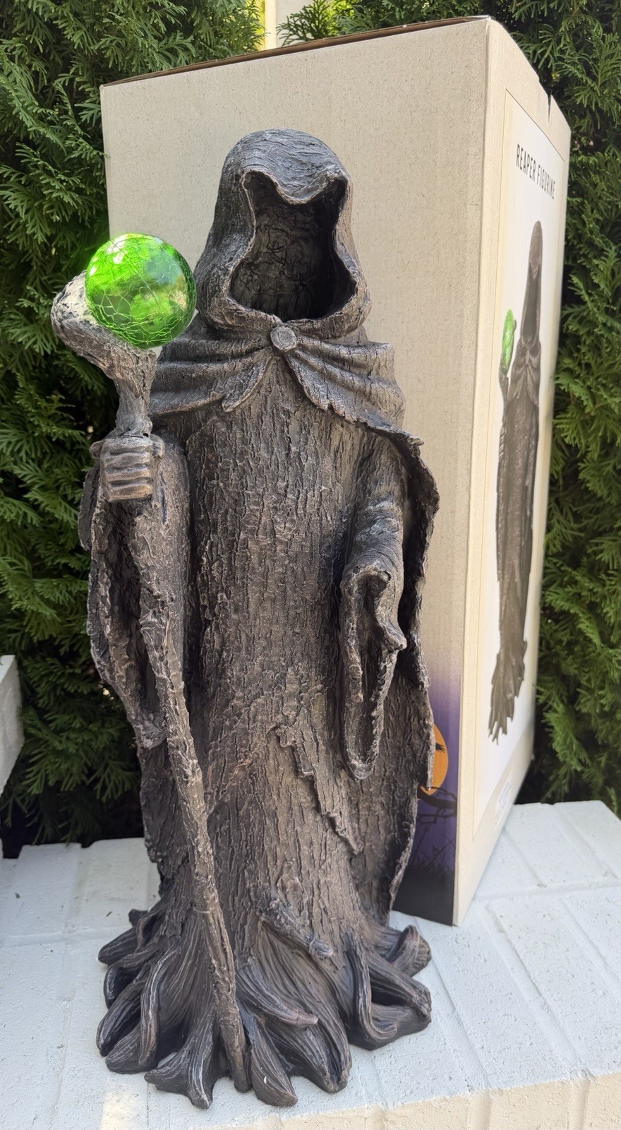 Exclusive 2026 *Cracker Barrel* Halloween Tree Like Grim Reaper Statue