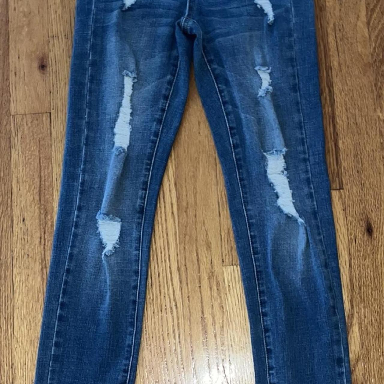 Aeropostale Women\'s Blue and Navy Jeans Aeropostale Women\'s Blue and Navy Jeans