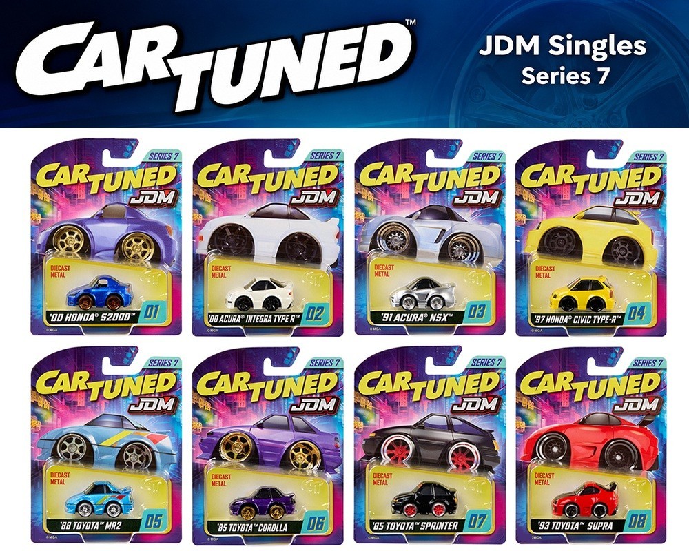 CarTuned 1:64 JDM Tuners Series 7 Assortment 8 Car Set 558675-XX6 Factory Sealed CarTuned 1:64 JDM Tuners Series 7 Assortment 8 Car Set 558675-XX6 Factory Sealed