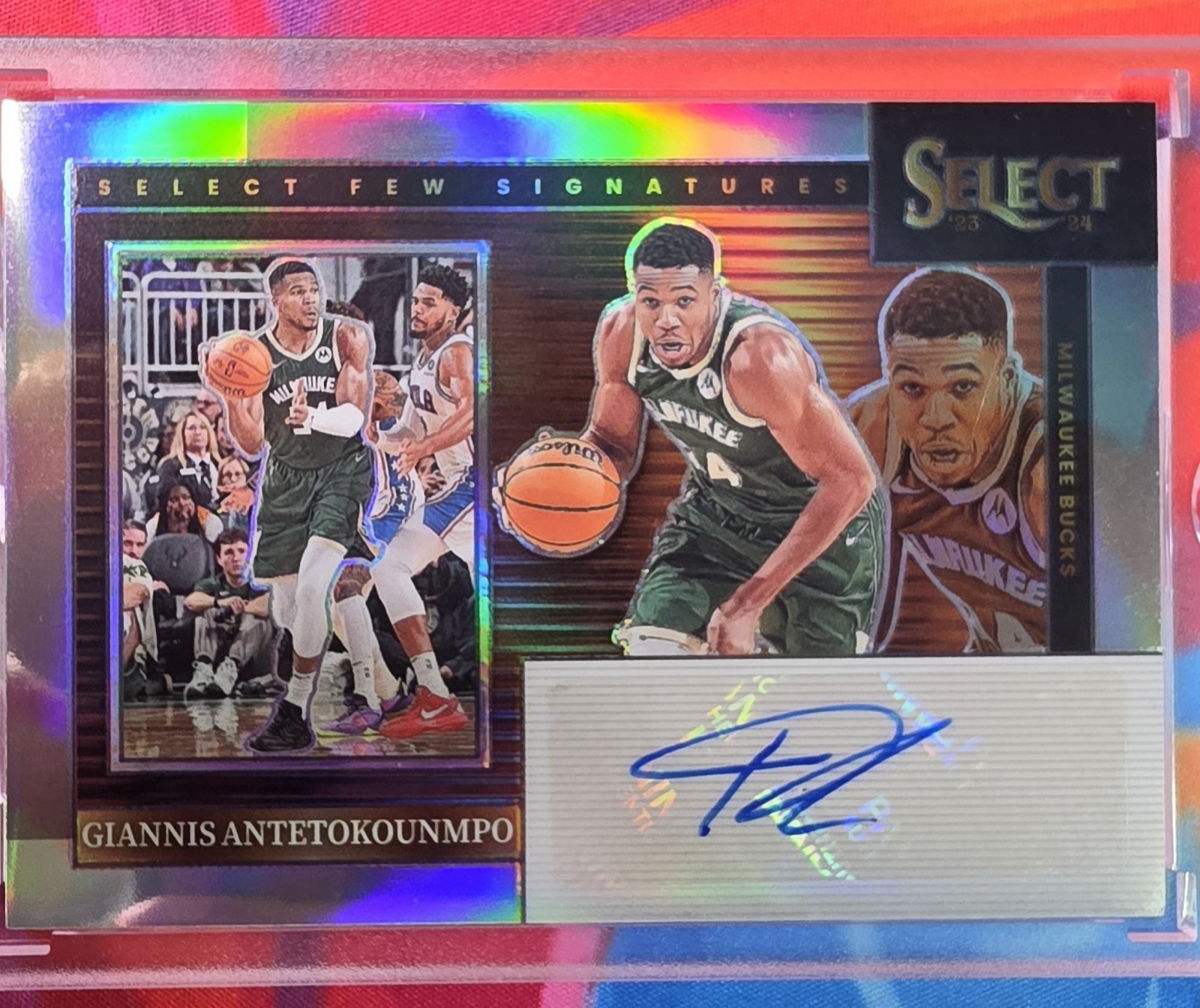 Panini 2023-24 Select Few Signatures Giannis Antetokounmpo Auto #SF-GIA BUCKS Panini 2023-24 Select Few Signatures Giannis Antetokounmpo Auto #SF-GIA BUCKS