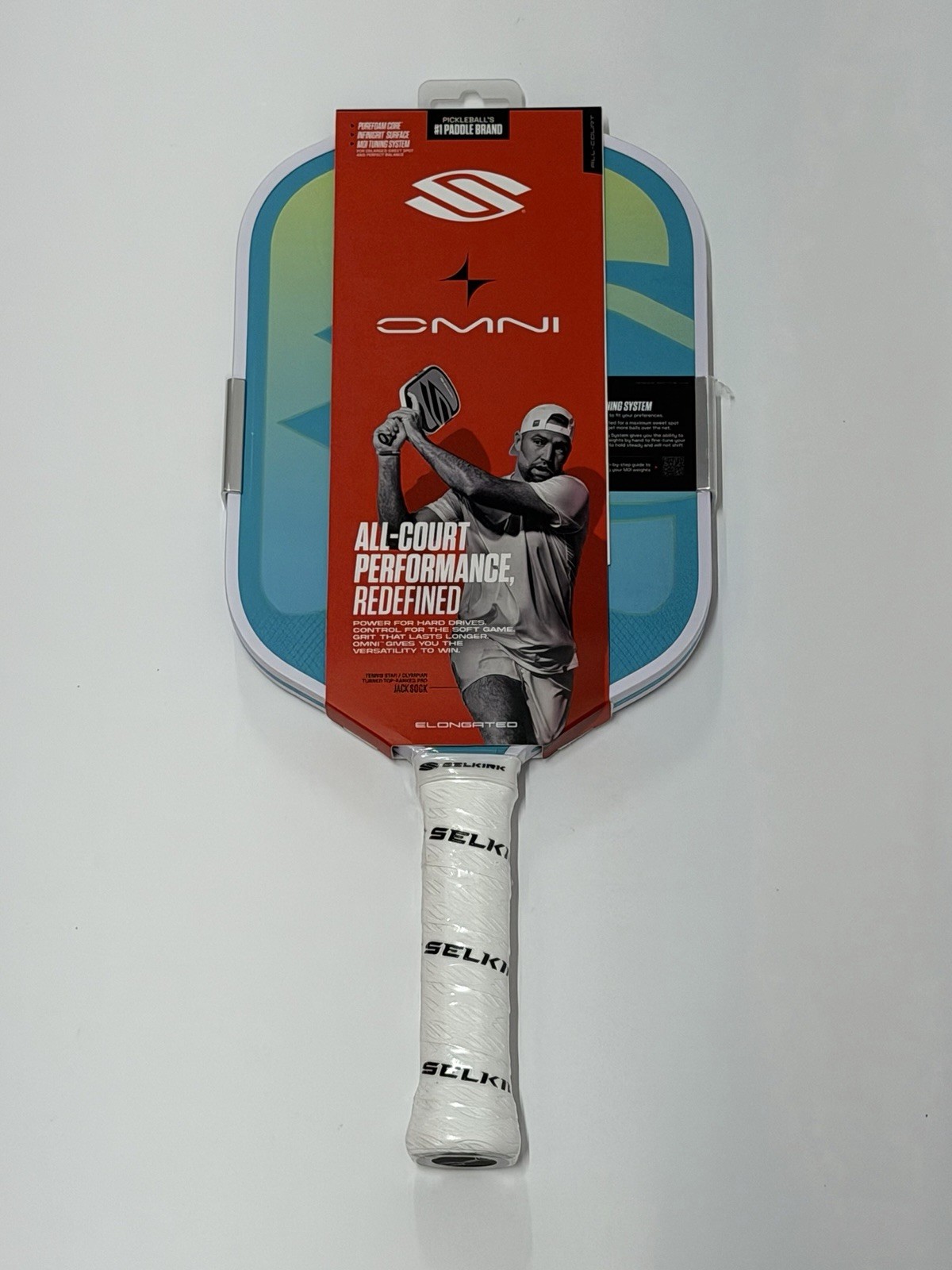 Brand New Selkirk Omni Elongated Pickleball Paddle 🔵Calypso🔵 Blue Limited Ed.