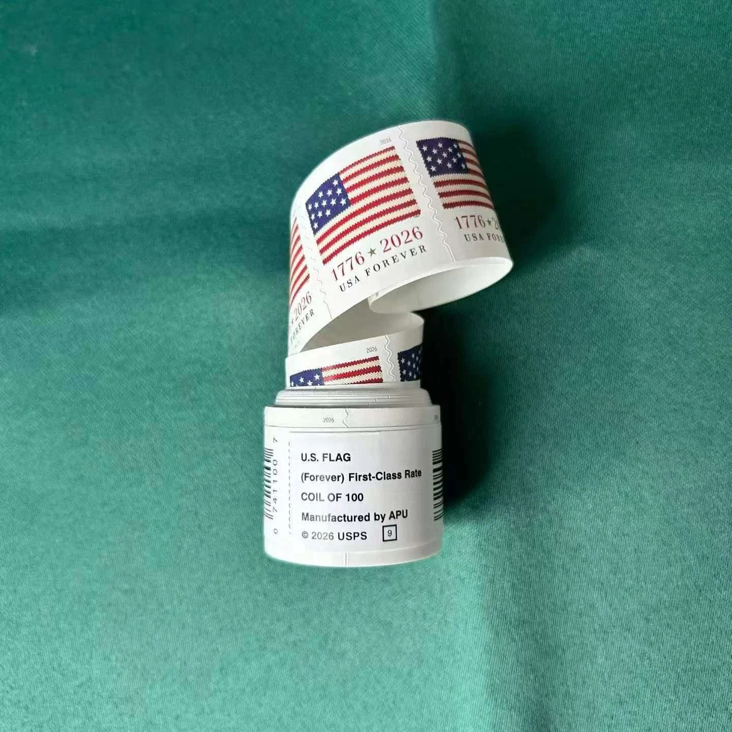 1 Roll Of 100 2026 U.S. Flag First Class US Postage Stamps 1 Roll Of 100 2026 U.S. Flag First Class US Postage Stamps