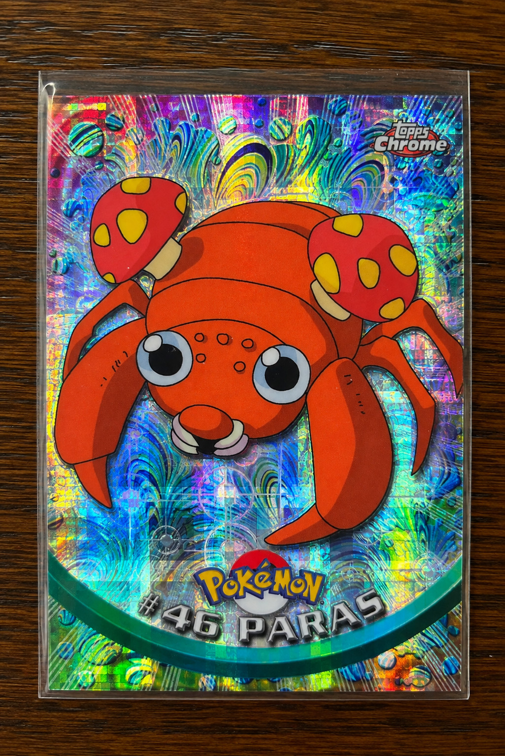 🌟 Pokemon TOPPS PARAS #46 SPECTRA PARALLEL | ULTRA RARE | NM/M