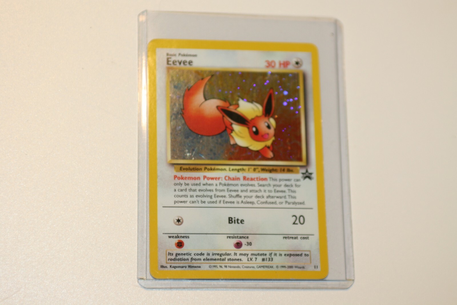 Eevee Black Star Promo Pokemon Card Mint Condition Eevee Black Star Promo Pokemon Card Mint Condition