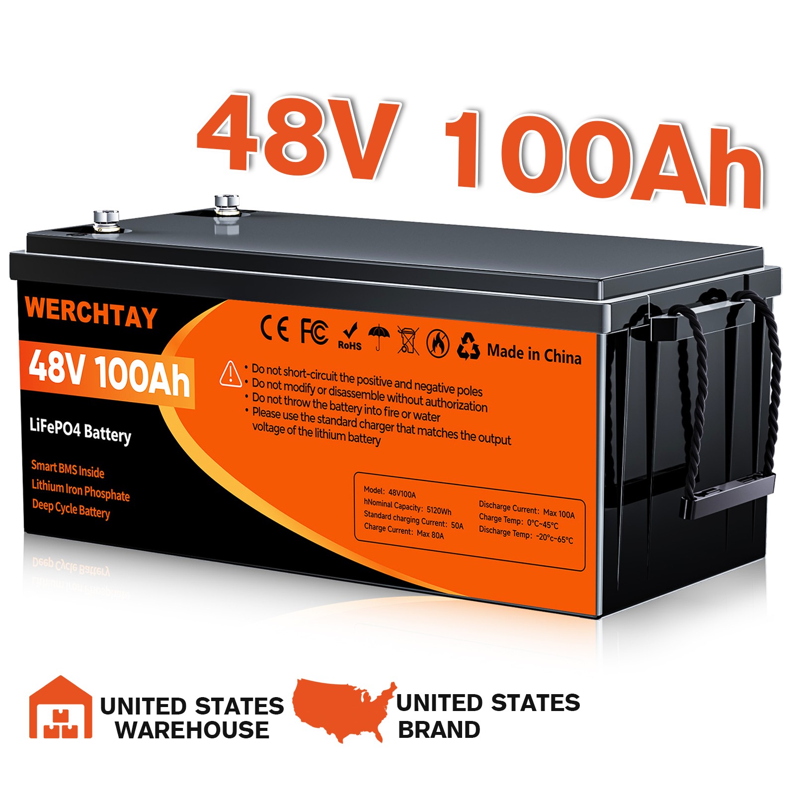 48V 100Ah Golf Cart Lithium LiFePO4 Battery 5120Wh BMS Solar RVs Marine Off-Grid 48V 100Ah Golf Cart Lithium LiFePO4 Battery 5120Wh BMS Solar RVs Marine Off-Grid