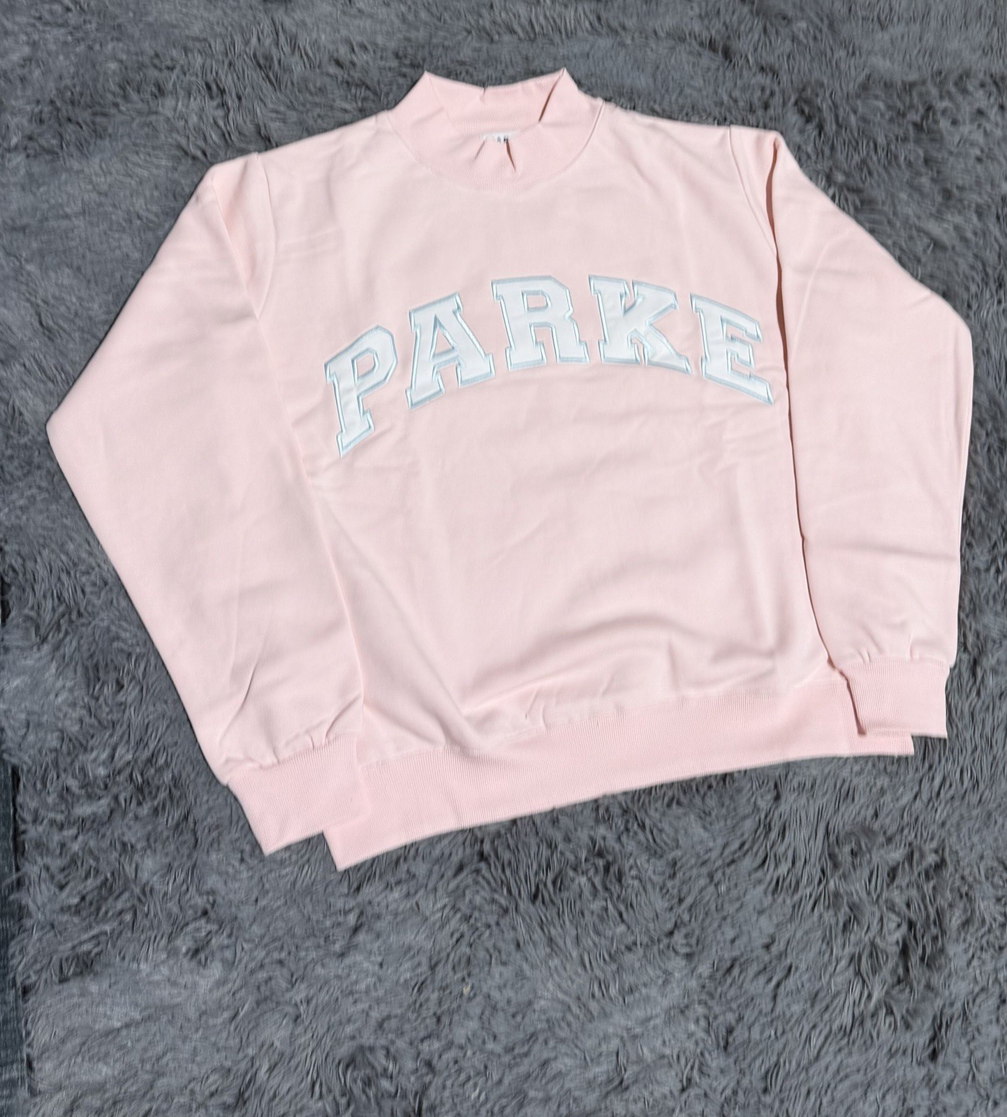 Parke Women’s Varsity Mockneck Sweatshirt Sprinkle L/XL Parke Women’s Varsity Mockneck Sweatshirt Sprinkle L/XL