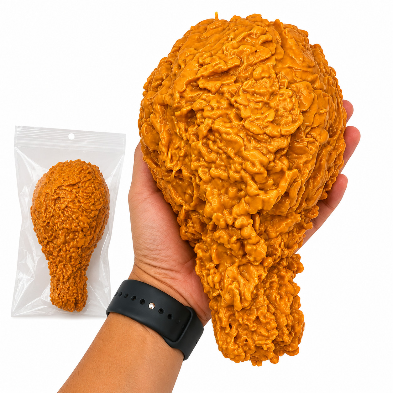 Jumbo Giant Chicken Drumstick Squishy Toy Realistic Slow Rising Novelty Gift