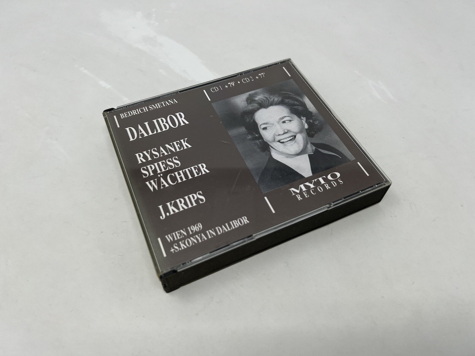 Smetana - Dalibor - J.Krips Spiess Wachter Rysanek (2 CDs 1992) OOP Rare, EX Smetana - Dalibor - J.Krips Spiess Wachter Rysanek (2 CDs 1992) OOP Rare, EX