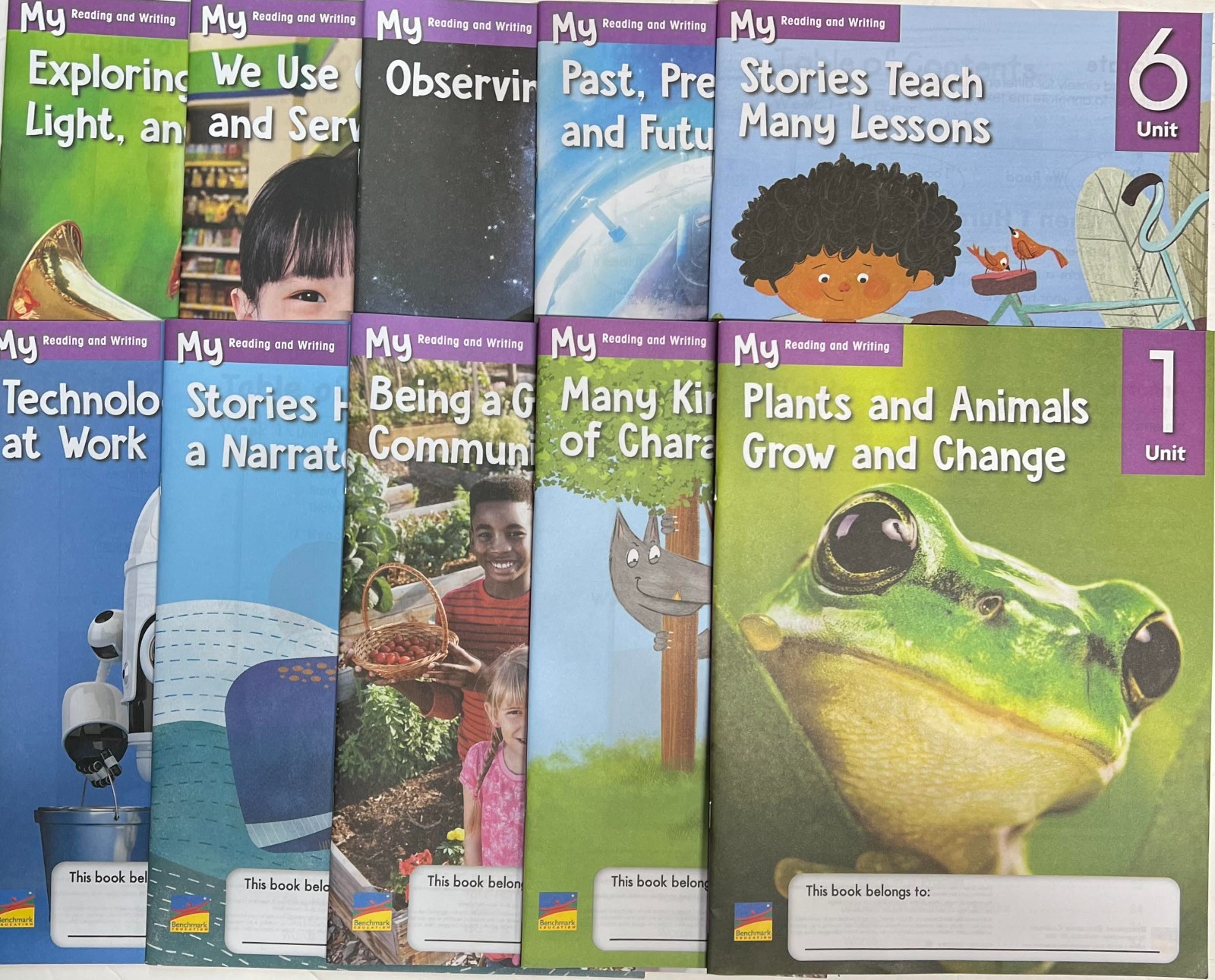 Grade 1 Benchmark My Reading and Writing 10-Volume Student Package Grade 1 Benchmark My Reading and Writing 10-Volume Student Package
