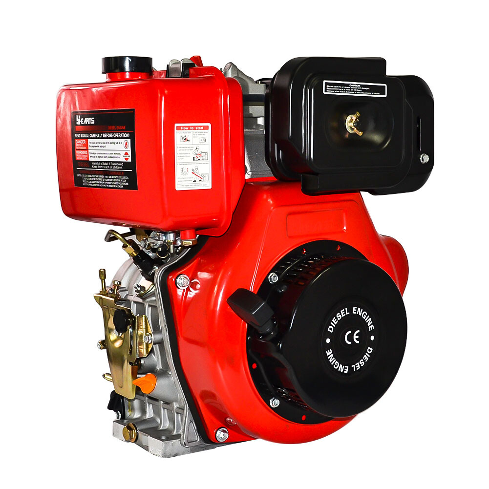 Air Cooling Diesel Engine 10HP Forced Single Cylinder 5.5L 186FA 4 Stroke Engine