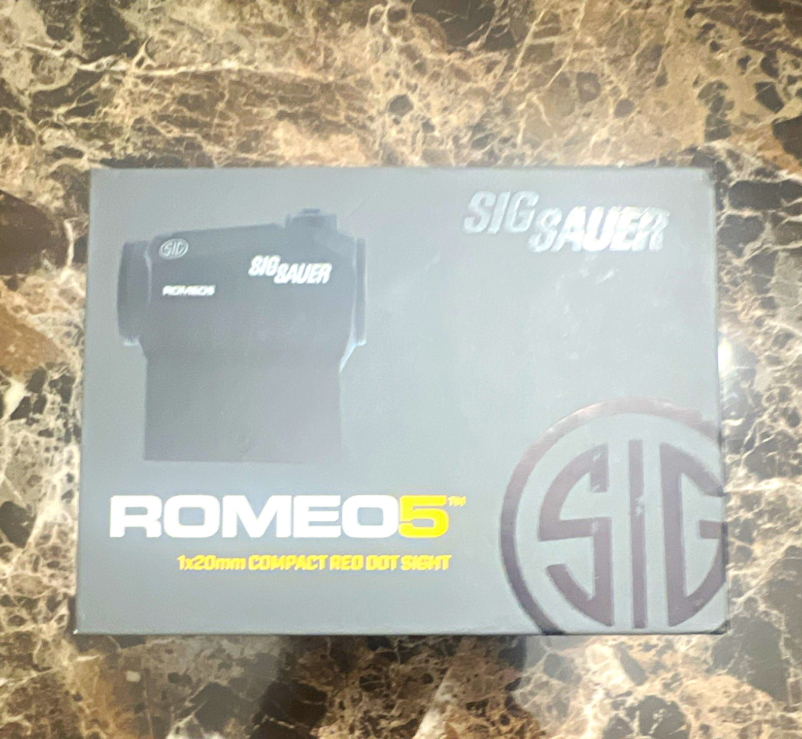 SIG SAUER ROMEO5 1x20mm 2 MOA Red Dot Sight Black Picatinny Mount SIG SAUER ROMEO5 1x20mm 2 MOA Red Dot Sight Black Picatinny Mount